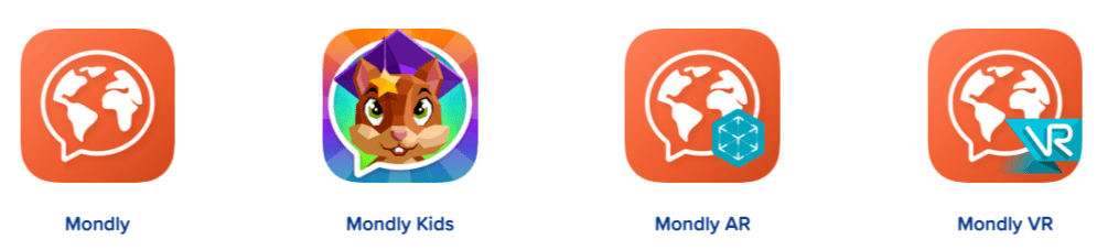 Mondly language learning app